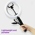 LED Ring Light with Tripod Stand, 8 Inch (20cm), Dimmable Desk Makeup Kit - view 3