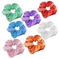 LED Satin Scrunchie Hair Tie with Light-Up Effect - Mint Green - view 3
