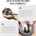 LED Wrist Ball Trainer Gyroscope Ball Forearm Exerciser - view 4