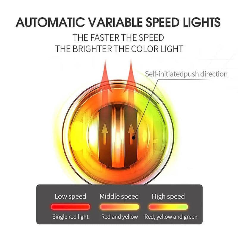 LED Wrist Ball Trainer Gyroscope Ball Forearm Exerciser - view 5
