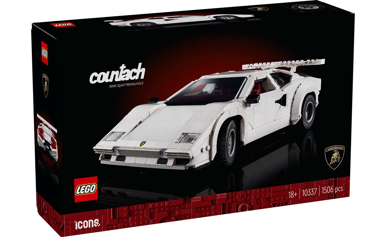 LEGO Icons 10337 Lamborghini Countach 5000 Quattrovalvole - SuperSaverAU - view 1