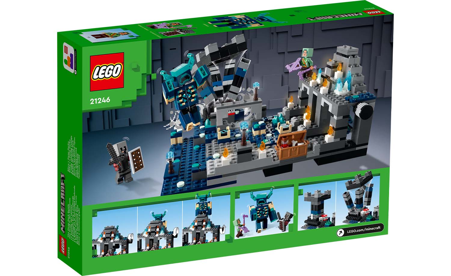 LEGO Minecraft 21246 The Deep Dark Battle - Biome Adventure Toy - SuperSaverAU - view 1