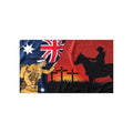 Lest We Forget Australian War Horse Flag ANZAC Day Remembrance Flag 150 x 90 cm - view 2