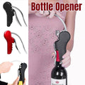 Lever Wine Bottle Opener, Zinc Alloy Corkscrew - Red - view 2