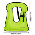 Life Jacket Buoyancy Vest for Adults, Inflatable Swimming Aid for Water Sports - view 3