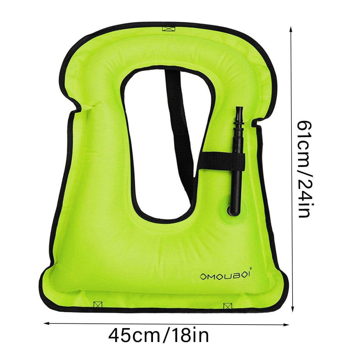 Life Jacket Buoyancy Vest for Adults, Inflatable Swimming Aid for Water Sports - view 3