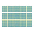Light Blue Round Sticker Dots Adhesive Labels - 13mm, 132 Dots, 15 Sheets