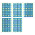 Light Blue Round Sticker Dots Adhesive Labels - 8mm, 260 Dots, 5 Sheets