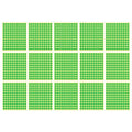 Light Green Round Sticker Dots Adhesive Labels - 13mm, 132 Dots, 15 Sheets