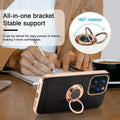Light Purple Shockproof Silicone Phone Case with Ring Stand - iPhone 13 Mini - view 6