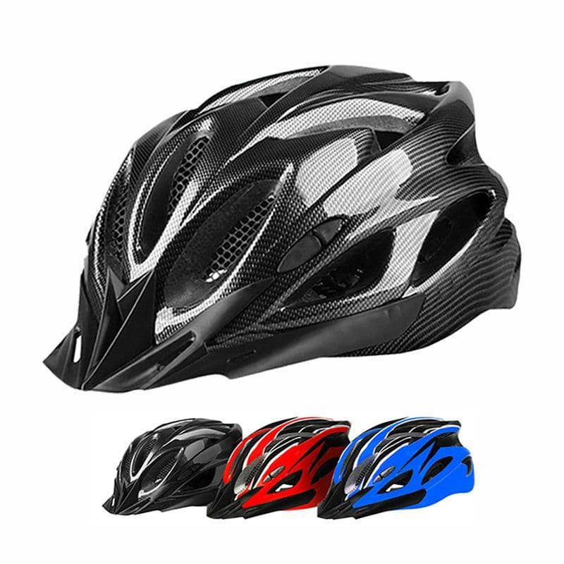 Lightweight Adjustable Bicycle Helmet for Road and Mountain Biking - Black - view 3