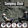 Lightweight Folding Camping Chair with High Back - Cream White - view 2