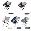 Lightweight Folding Camping Chair with High Back - Cream White - view 3