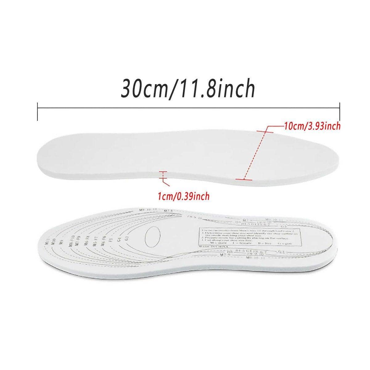 Lightweight Memory Foam Arch Support Insoles for Men and Women - view 3