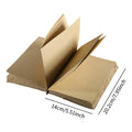 Linen Hardcover Notebook, Retro Thread-Bound with Kraft Paper Pages - view 3