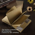 Linen Hardcover Notebook, Retro Thread-Bound with Kraft Paper Pages - view 5