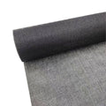 Linen Texture Wrapping Paper Roll for Florists and DIY Crafts, 48 cm x 4.5 Yards - Black