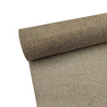 Linen Texture Wrapping Paper Roll for Florists and DIY Crafts, 48 cm x 4.5 Yards - Light Brown