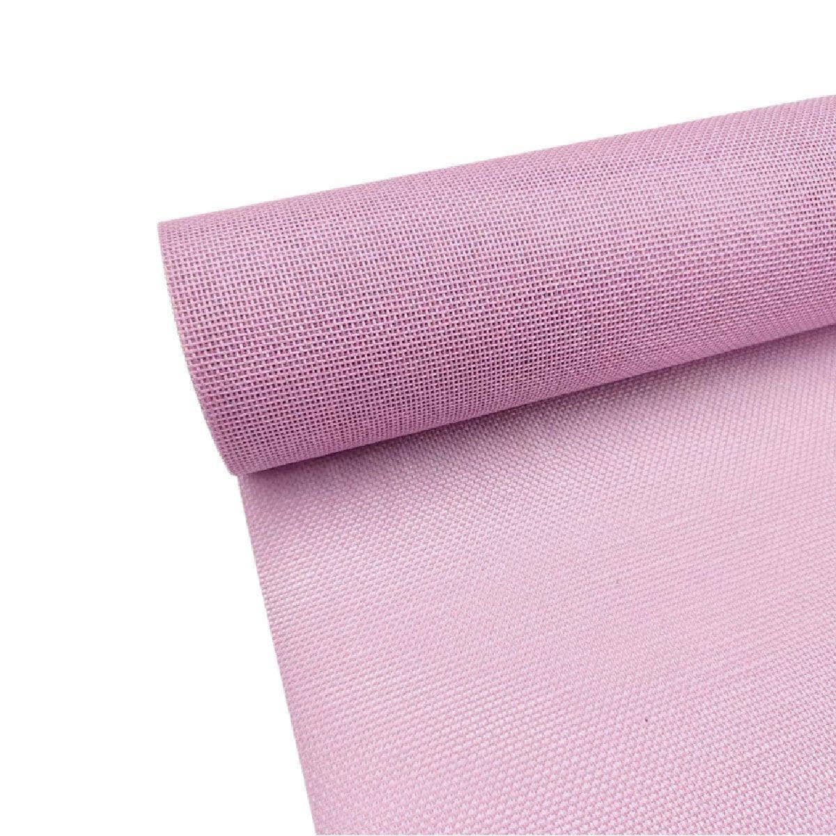 Linen Texture Wrapping Paper Roll for Florists and DIY Crafts, 48 cm x 4.5 Yards - Lilac
