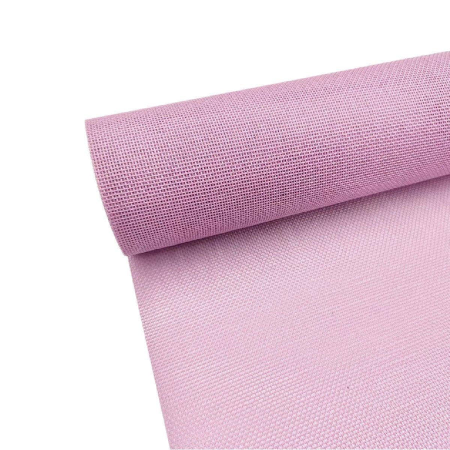 Linen Texture Wrapping Paper Roll for Florists and DIY Crafts, 48 cm x 4.5 Yards - Lilac