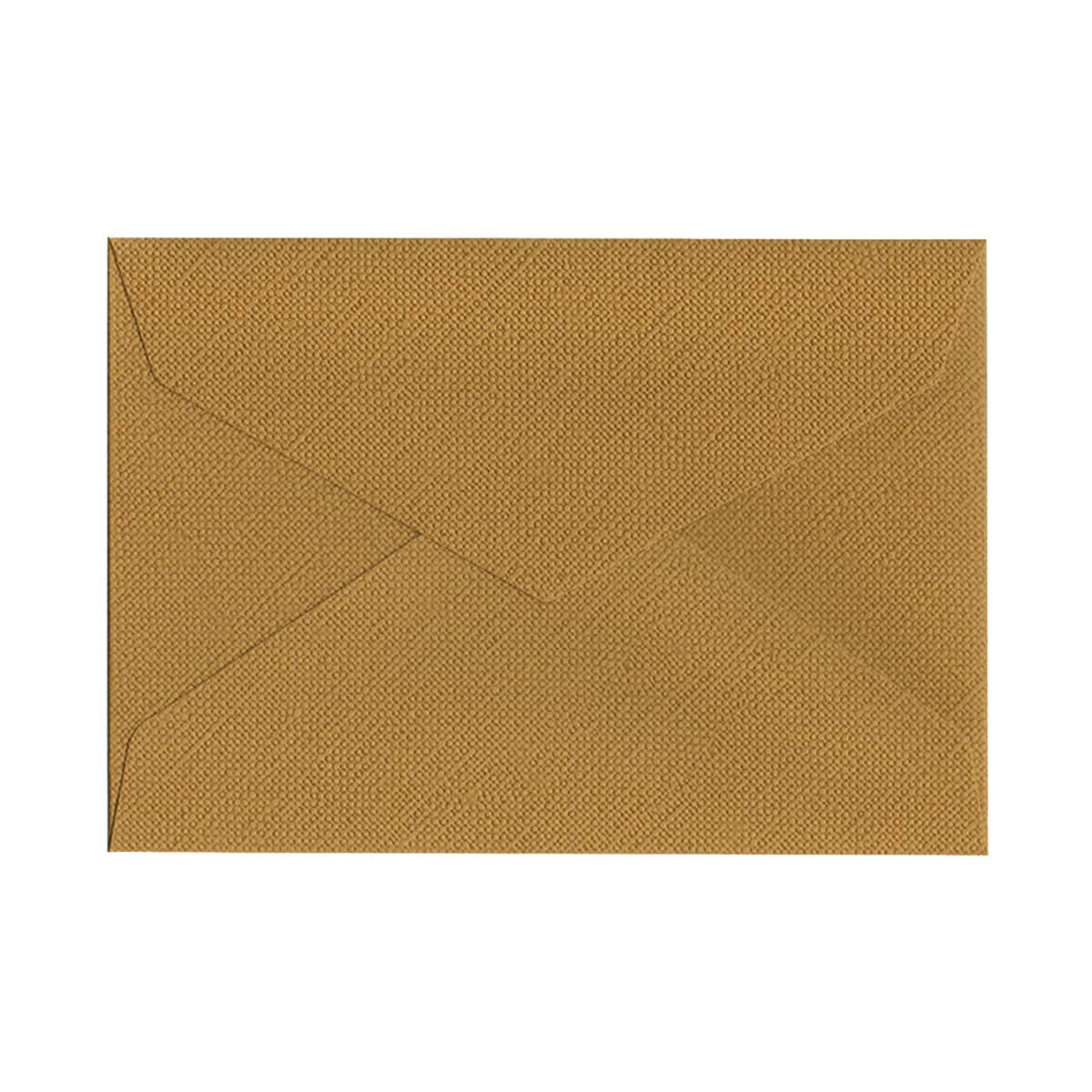 Linen Textured Envelopes for Invitations, 250 Gsm - Golden Brown, Pack of 30