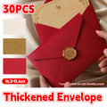 Linen Textured Envelopes for Invitations, 250 Gsm - Red, Pack of 30 - view 2