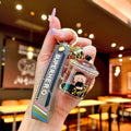 Liquid Quicksand Acrylic Keyring Car Keychain - Number 4