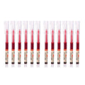 Liquid Rollerball Pens 0.5mm Straight Tip - Red, Pack of 12