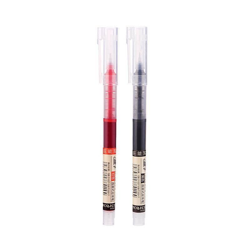 Liquid Rollerball Pens 0.5mm Straight Tip - Red, Pack of 12 - view 3