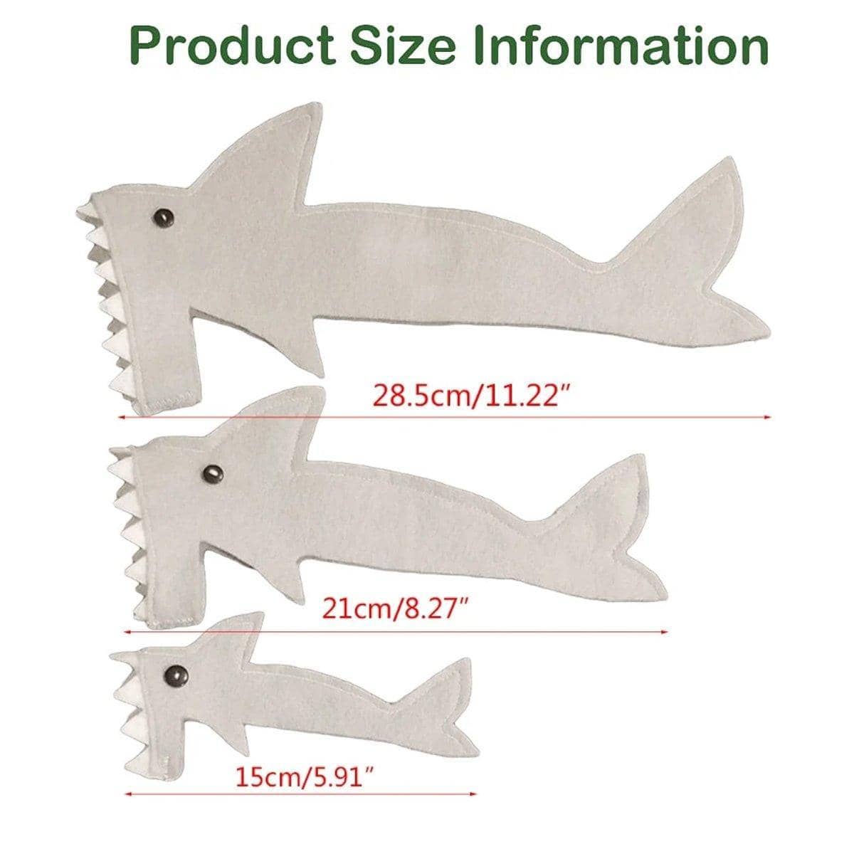 Lizard Shark Costume for Small Pets - Grey, Large (28.5 cm Long) - view 4
