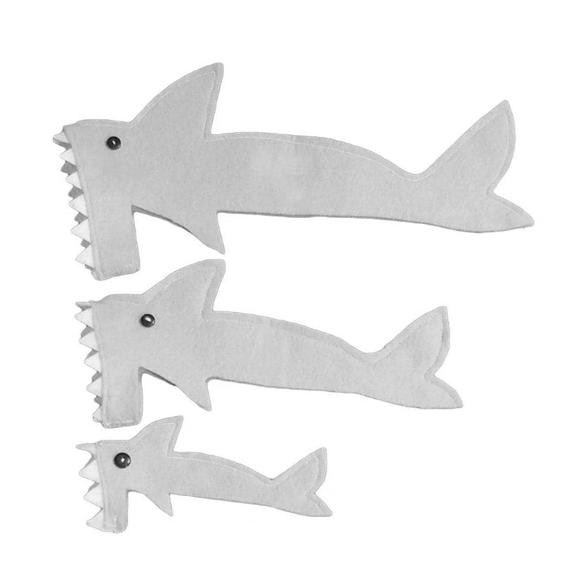 Lizard Shark Costume for Small Pets - Grey, Medium (21 cm Long) - view 3