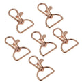 Lobster Clasp Swivel Snap Hook 20 mm for Keychains - Rose Red, Pack of 10 - view 3