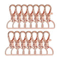 Lobster Clasp Swivel Snap Hook 20 mm for Keychains - Rose Red, Pack of 10 - view 5