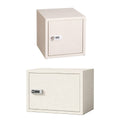 Lockable Desktop Storage Cabinet - 35 x 25 x 25 cm, off-White - view 3