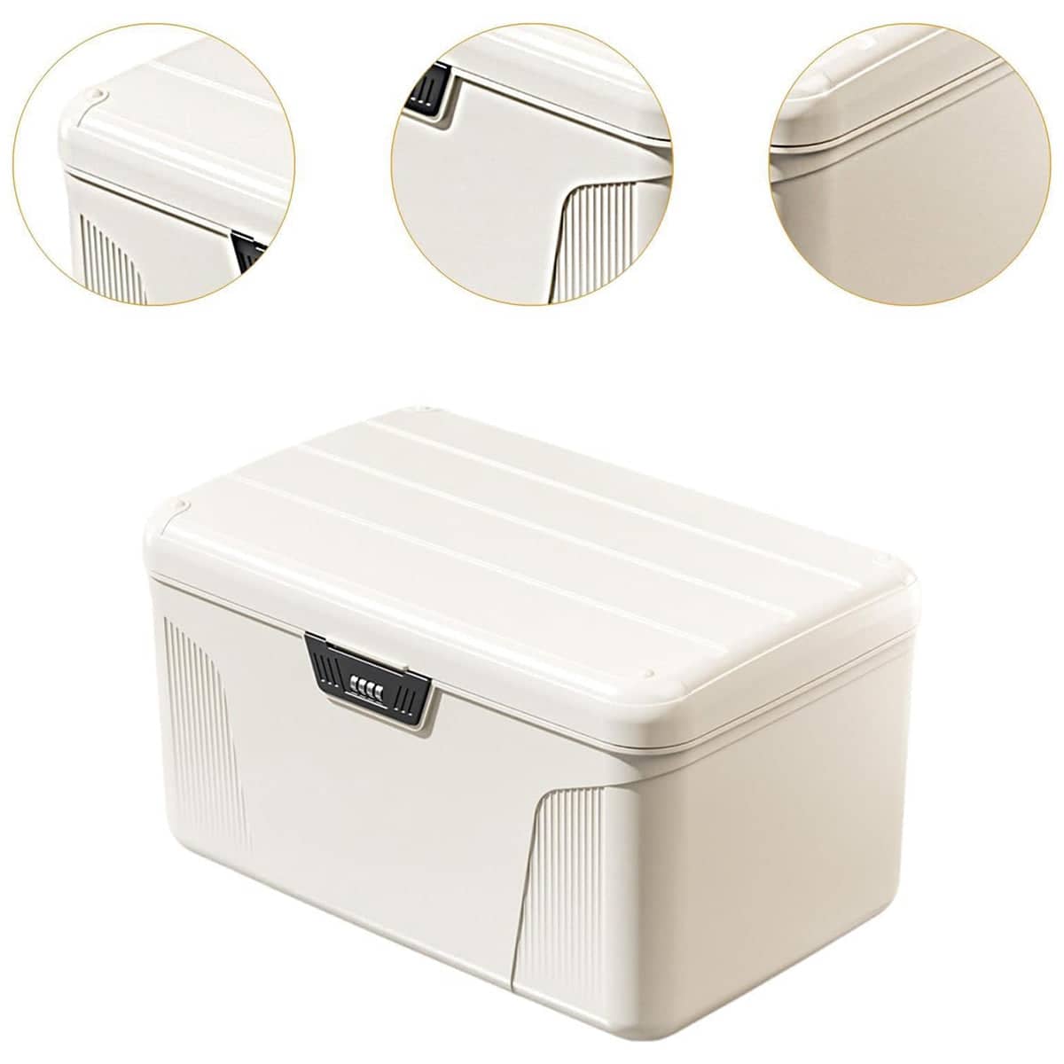Lockable Storage Box with 4-Digit Combination Lock for A4 Documents - Size L - view 5
