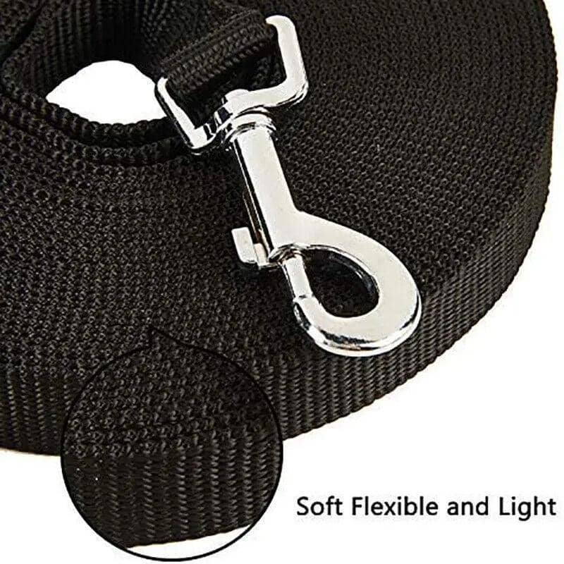 Long Dog Lead 50 ft (15 m) Nylon Training Recall Leash - Red - view 5