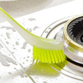 Long Handle Kitchen Cleaning Brush with Suction Base - Yellow - view 5