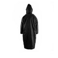 Long Hooded Waterproof Raincoat for Men and Women - Black - view 3