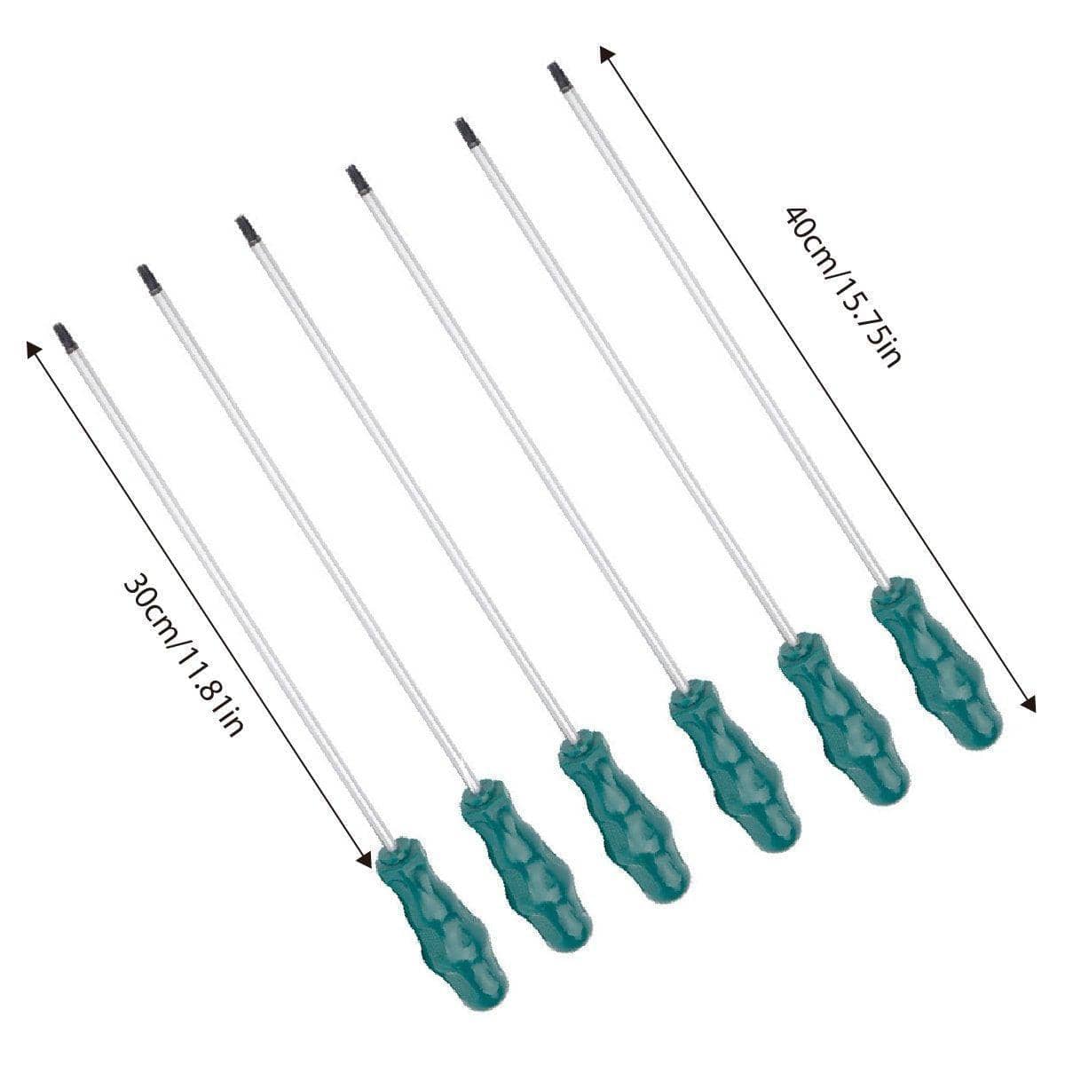 Long Magnetic Screwdriver with Green Handle - T10 Star Tip - view 4