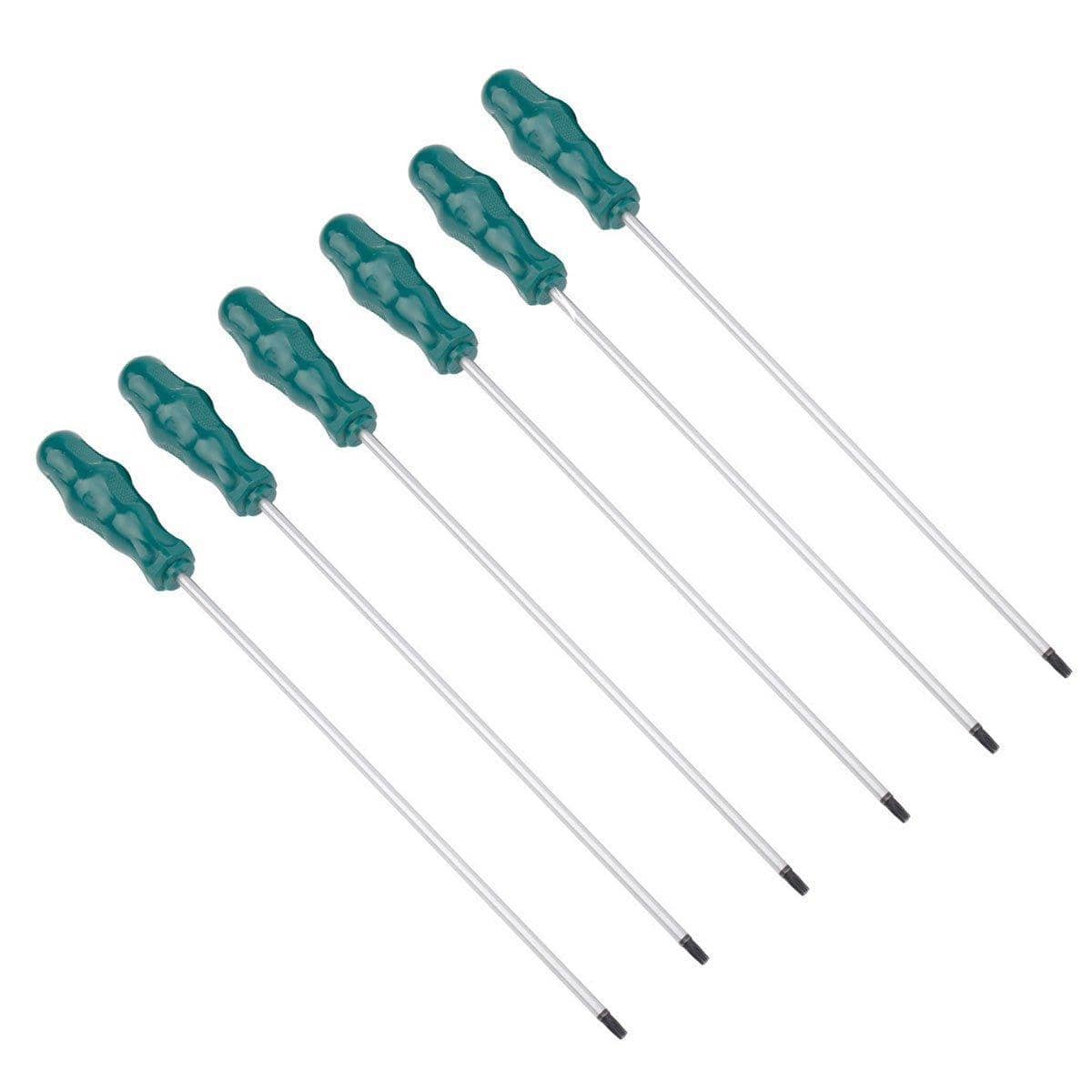Long Magnetic Screwdriver with Green Handle - T25 Star Tip - view 3