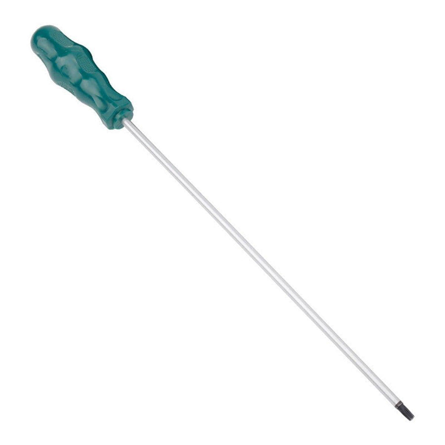 Long Magnetic Screwdriver with Green Handle - T30 Star Tip