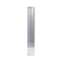 Long Pillar Candle Mould, Clear Plastic - Large (26.2 x 4.2 cm)