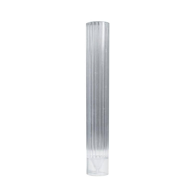 Long Pillar Candle Mould, Clear Plastic - Large (26.2 x 4.2 cm)