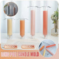 Long Pillar Candle Mould, Clear Plastic - Large (26.2 x 4.2 cm) - view 2