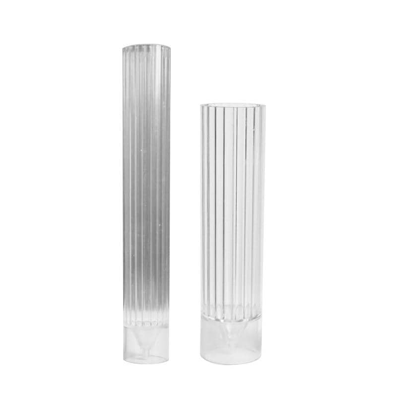 Long Pillar Candle Mould, Clear Plastic - Large (26.2 x 4.2 cm) - view 3