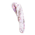 Long Satin Hair Bonnet Sleep Cap 63cm for Long Hair - White Flower