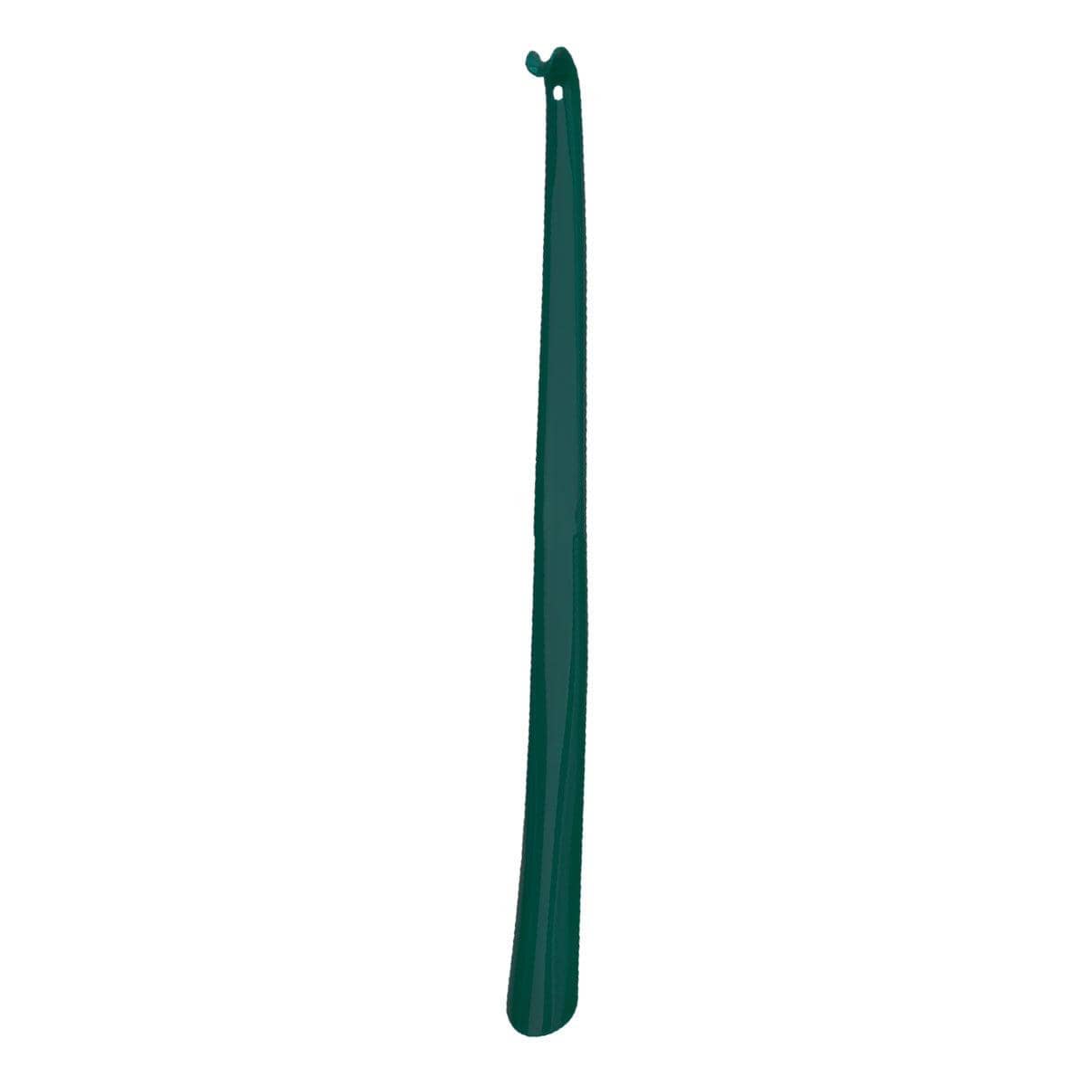 Long Shoe Horn, 59 cm Plastic Handle - Dark Green