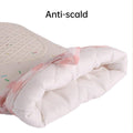 Long Silicone Oven Mitt with Cotton Lining - Beige and Black - view 5