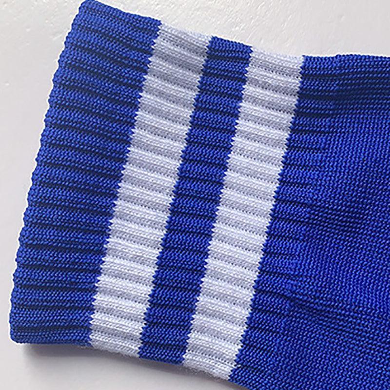 Long Sports Socks, Breathable Knee-High Football Socks - Red - view 4
