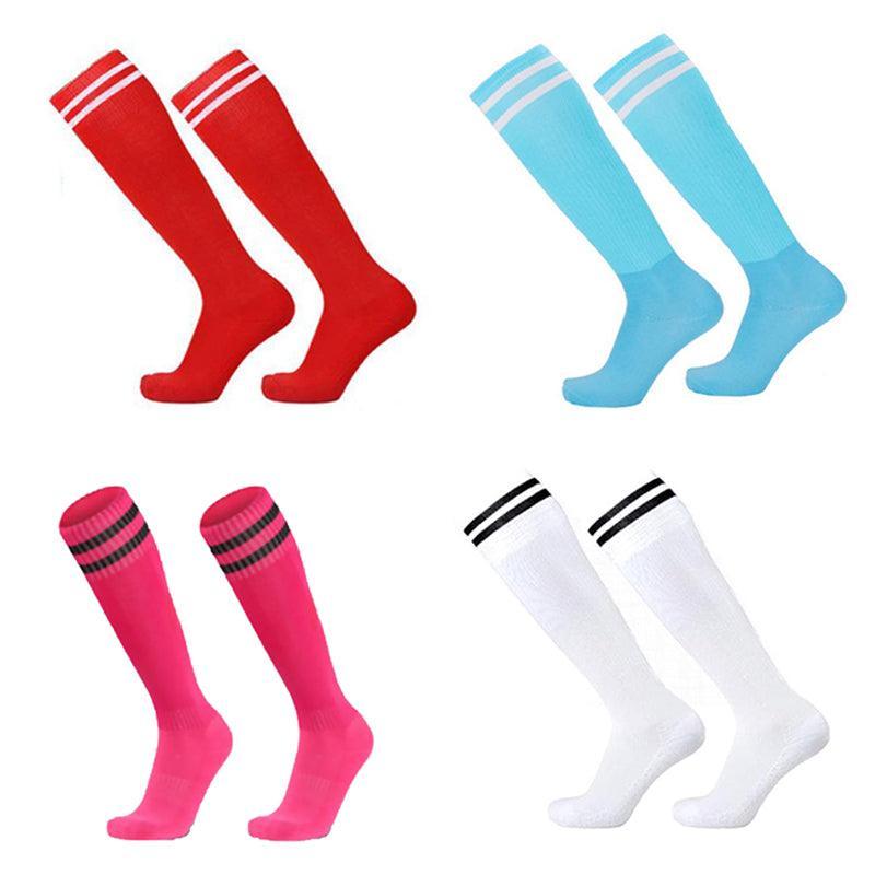 Long Sports Socks, Breathable Knee-High Football Socks - Yellow - view 11